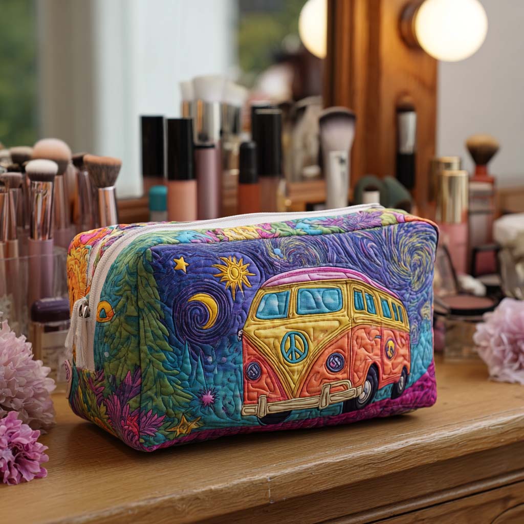 Bolsa de Maquillaje Acolchada Cosmic Road Trip