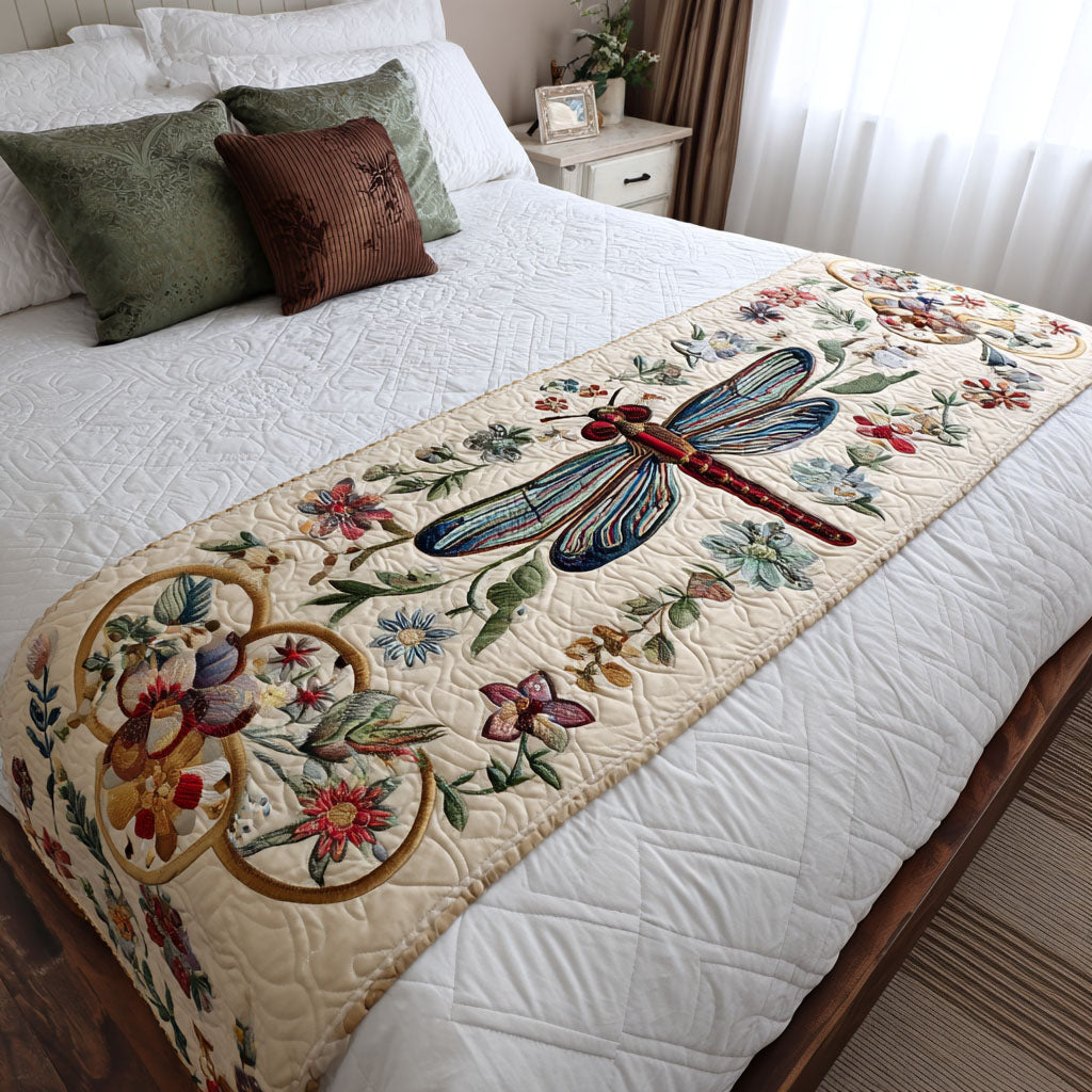 Caminito de Cama Acolchado Libélula del País