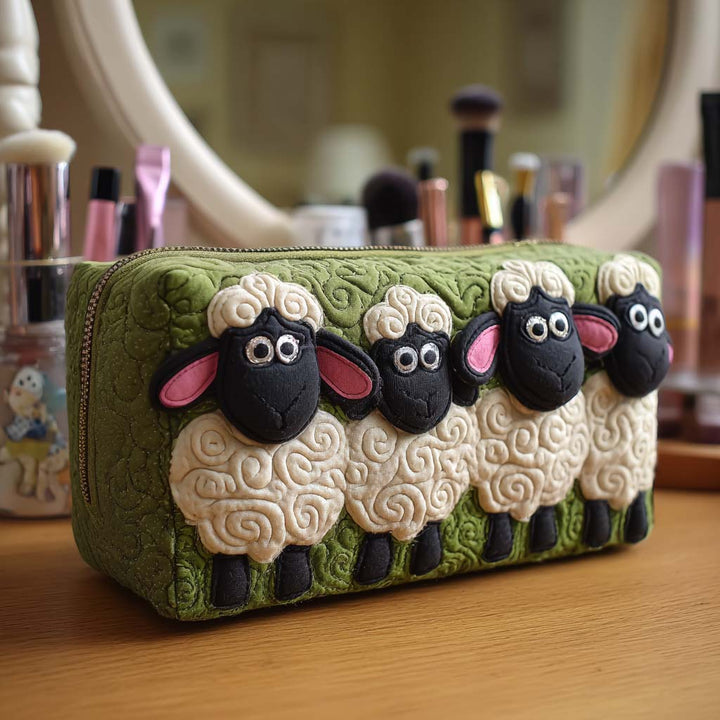 Bolsa de Maquillaje Acolchada de Oveja