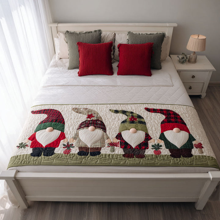 Caminito de Cama Acolchado de Navidad