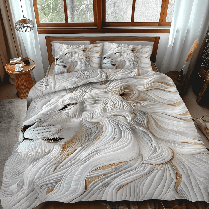 Conjunto de Ropa de Cama Acolchado Noble Strength de 3 Piezas