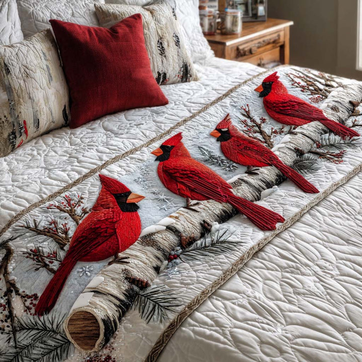 Caminito de Cama Acolchado de Navidad
