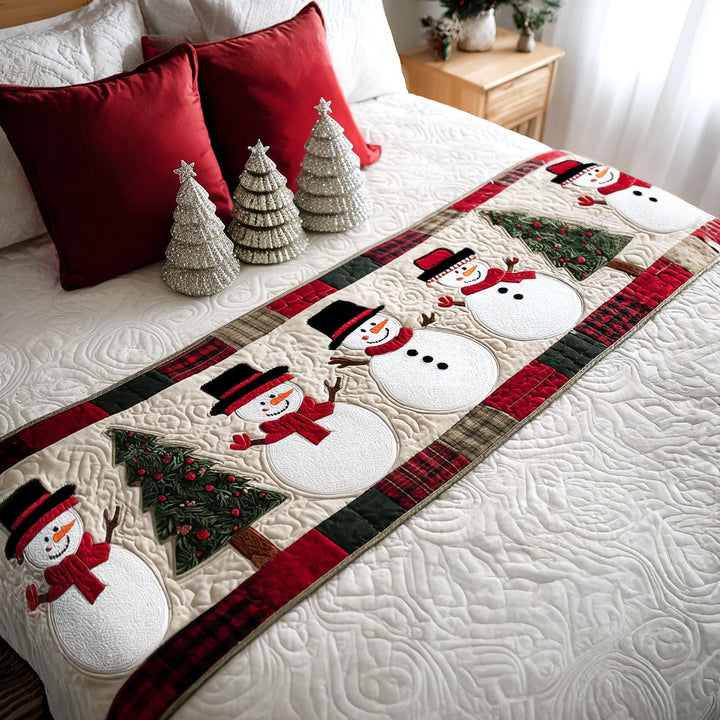 Caminito de Cama Acolchado Navideño