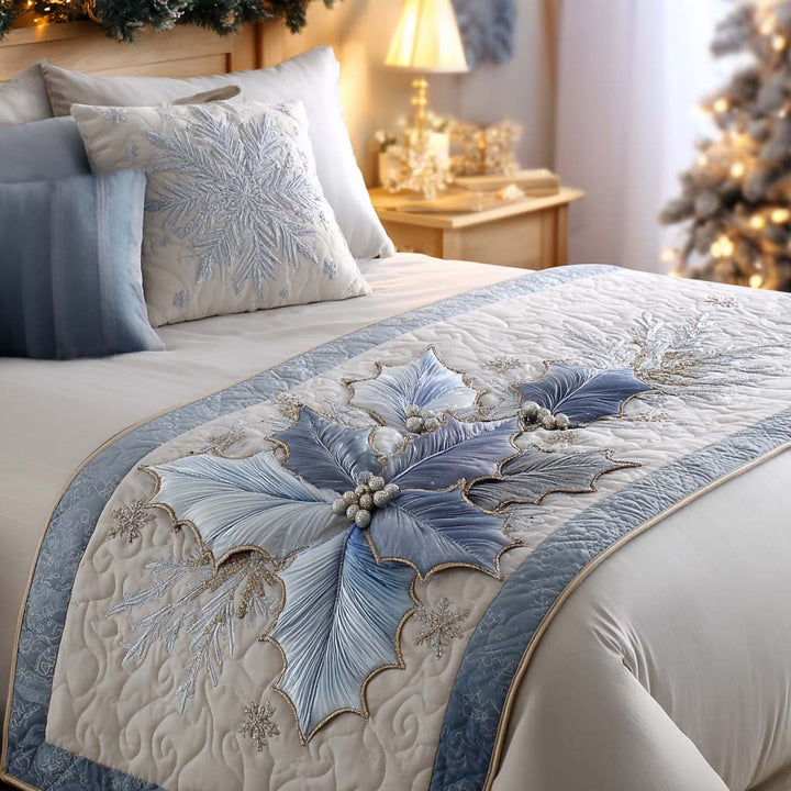 Caminito de Cama Navideño Acolchado