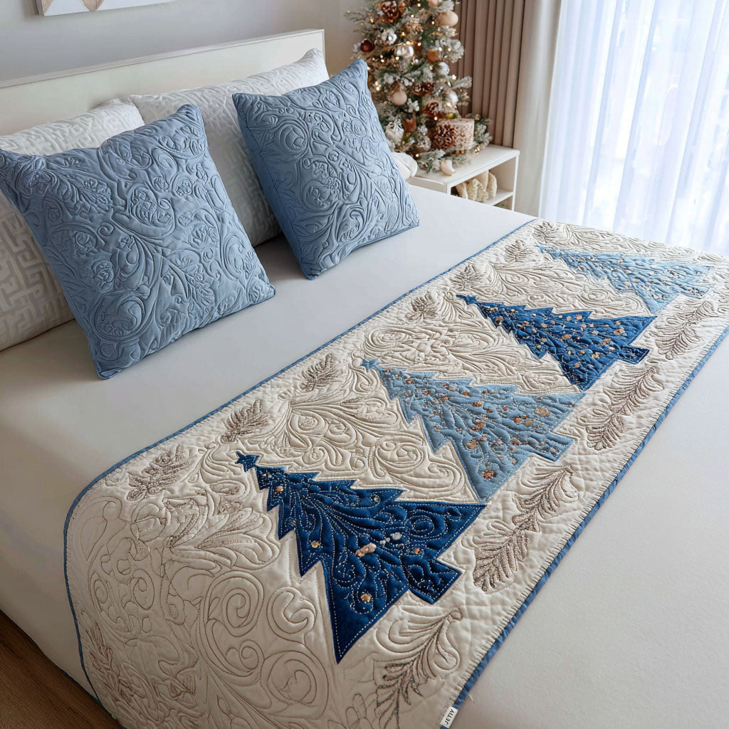 Caminito de Cama Navideño Acolchado