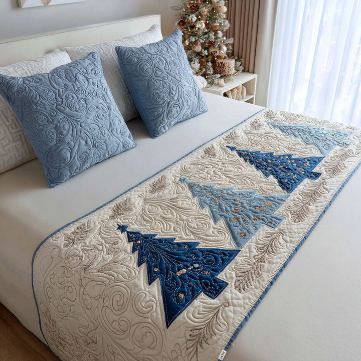Caminito de Cama Navideño Acolchado