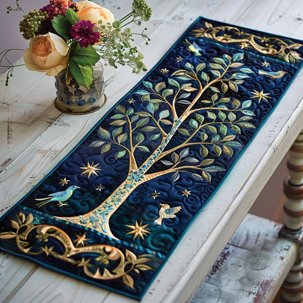 Caminito de Mesa Acolchado del Árbol de la Vida Celta